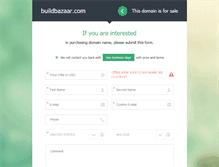 Tablet Screenshot of buildbazaar.com